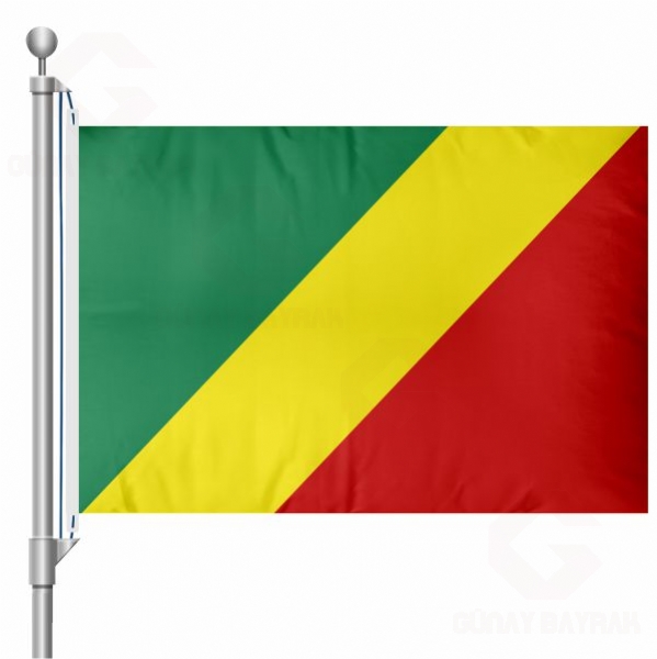 Kongo Cumhuriyeti Bayra Kongo Cumhuriyeti Flamas