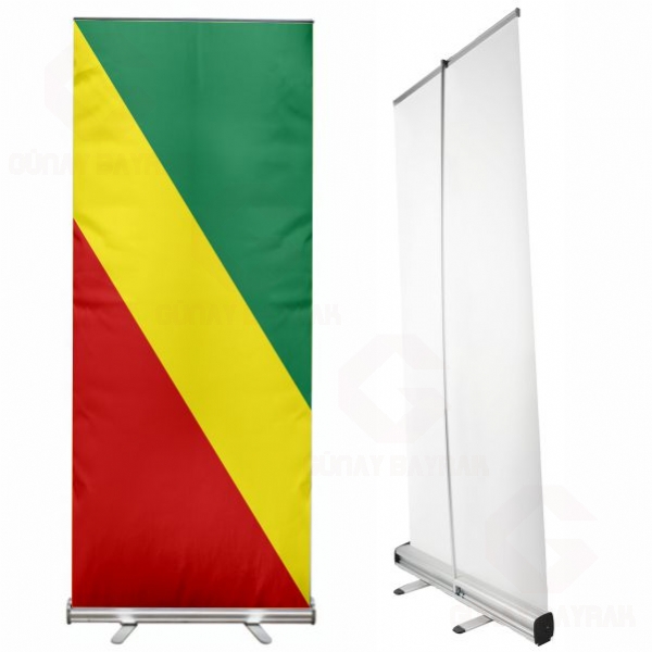 Kongo Cumhuriyeti Roll Up Banner