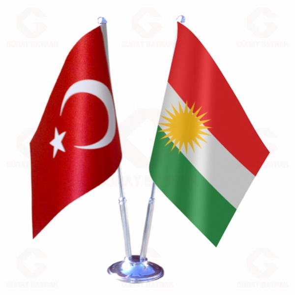 K�rt 2 li Masa Bayraklar�