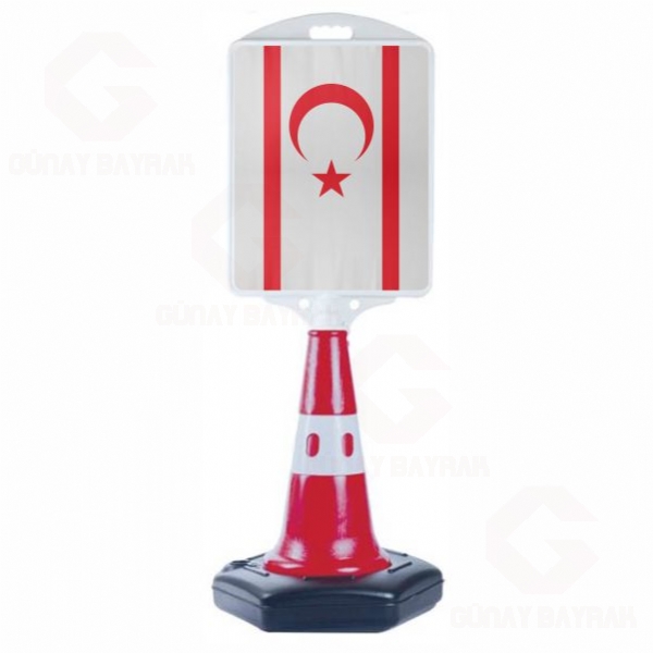 Kuzey K�br�s T�rk Cumhuriyeti Orta Boy Yol Reklam Duba