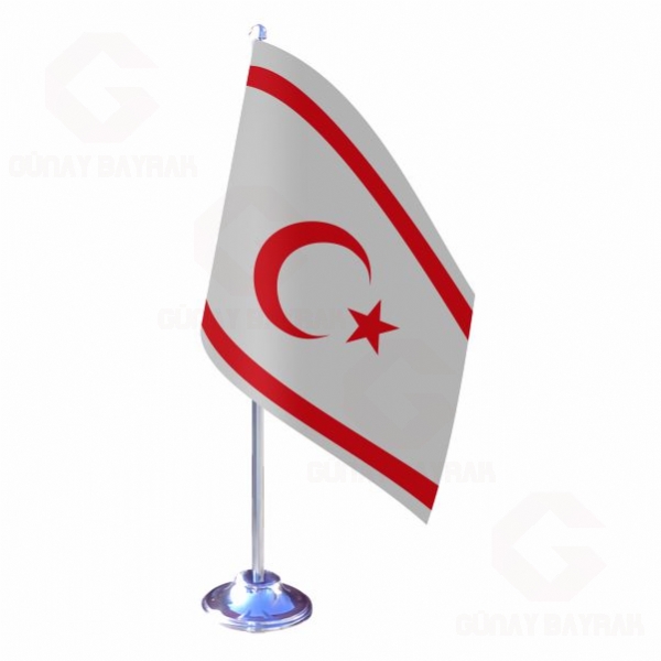 Kuzey K�br�s T�rk Cumhuriyeti Tekli Masa Bayra��