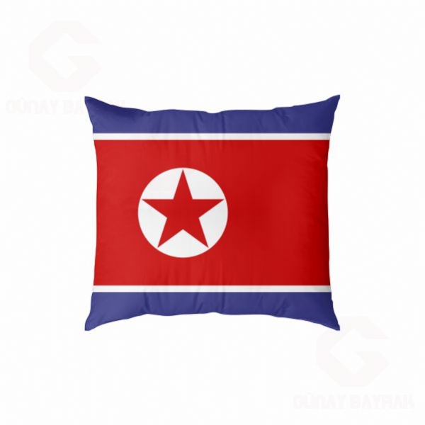 Kuzey Kore Dijital Baskl Yastk Klf