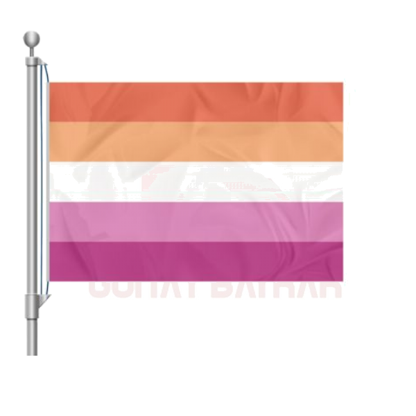 Lesbian Pride Flag Bayra