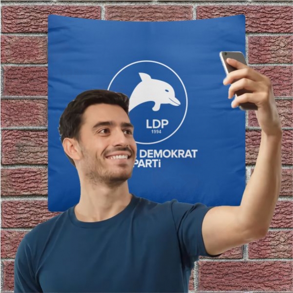 Liberal Demokrat Parti Mavi Selfie ekim Manzaralar
