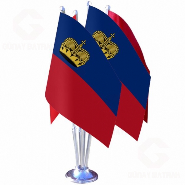 Lihten�tayn D�rtl� Masa Bayra��