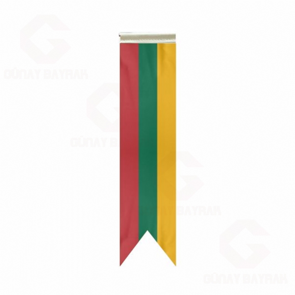 Litvanya L Masa Bayraklar