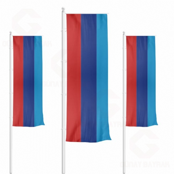 Lugansk Halk Cumhuriyeti Dikey ekilen Bayraklar