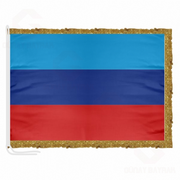 Lugansk Halk Cumhuriyeti Saten Makam Bayra��