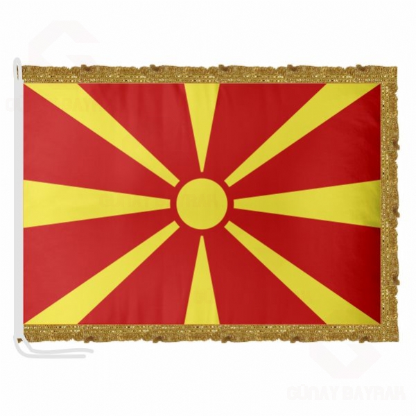 Makedonya Saten Makam Bayra