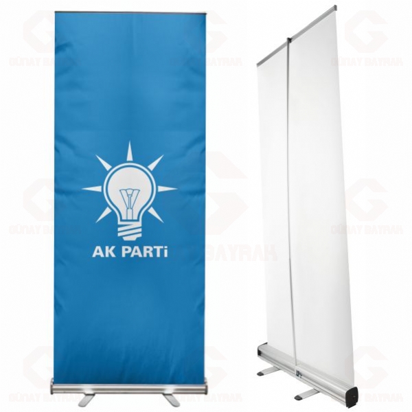 Mavi Ak Parti Roll Up Banner