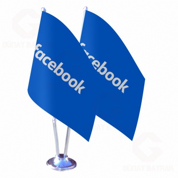 Mavi Facebook ikili Masa Bayra