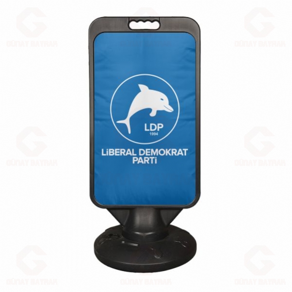 Mavi Liberal Demokrat Parti Plastik Duba