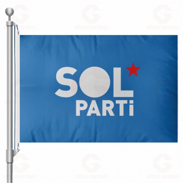 Mavi Sol Parti G�nder Bayra��