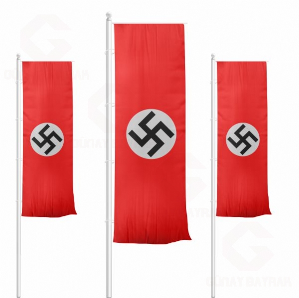 Nazi Almanyas Dikey ekilen Bayraklar