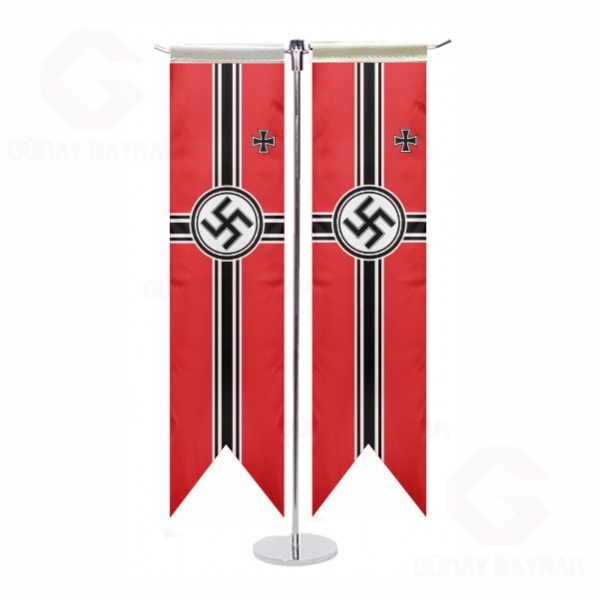 Nazi Almanyas Harp Sanca T Masa Bayraklar