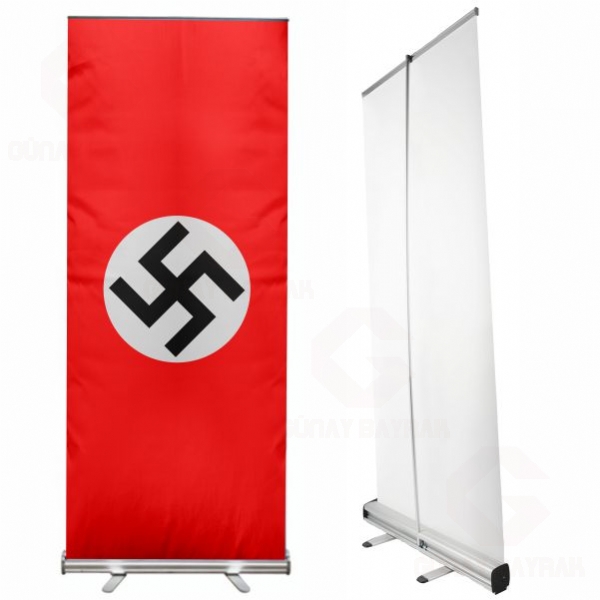 Nazi Almanyas Roll Up Banner