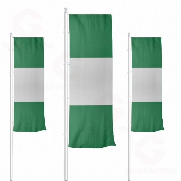 Nijerya Dikey ekilen Bayraklar