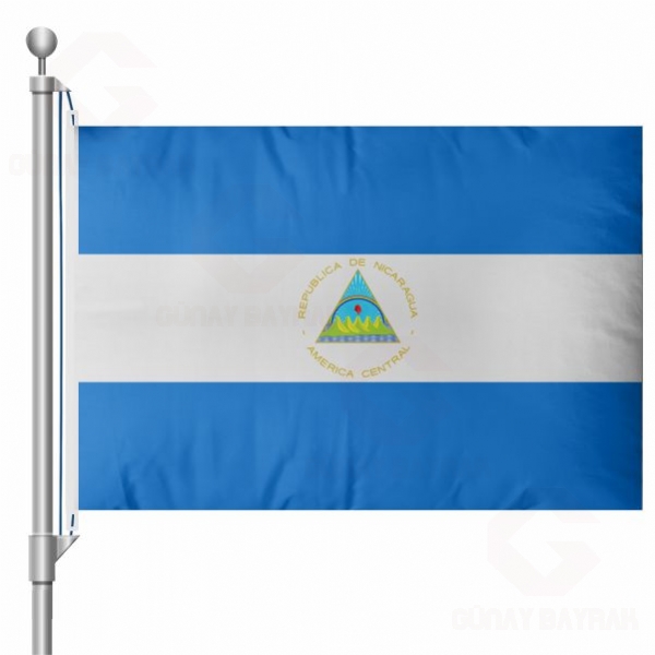 Nikaragua Bayra Nikaragua Flamas