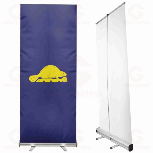 Oregon Reverse Roll Up Banner