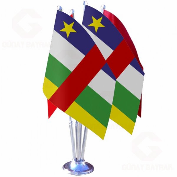 Orta Afrika Cumhuriyeti D�rtl� Masa Bayra��