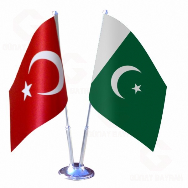 Pakistan 2 li Masa Bayraklar�