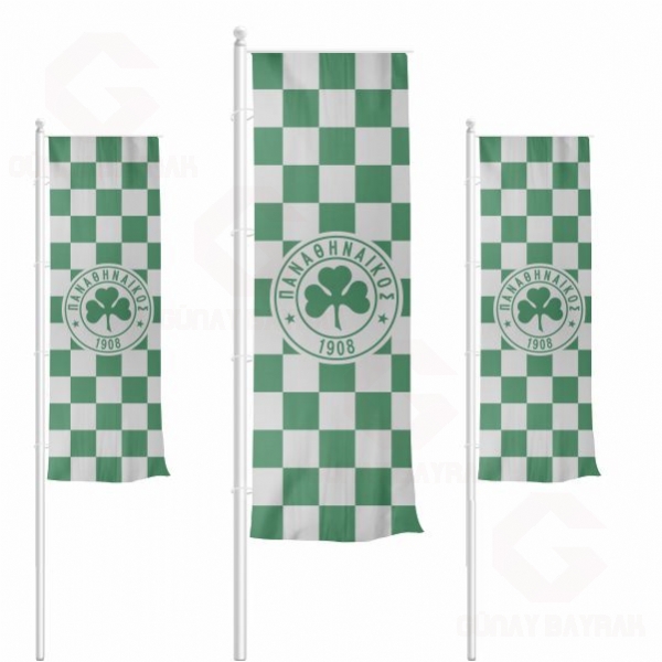 Panathinaikos FC Dikey �ekilen Bayraklar