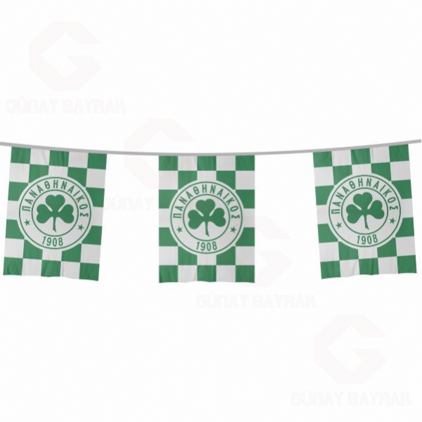 Panathinaikos FC �pe Dizili Kare Bayraklar