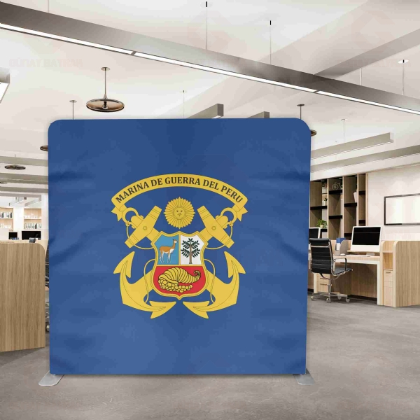 Peruvian Navy Backdrop Stand