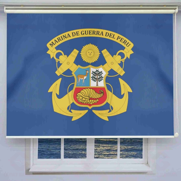 Peruvian Navy Stor Perde