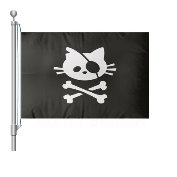 Pirate Cat Skull Bayra