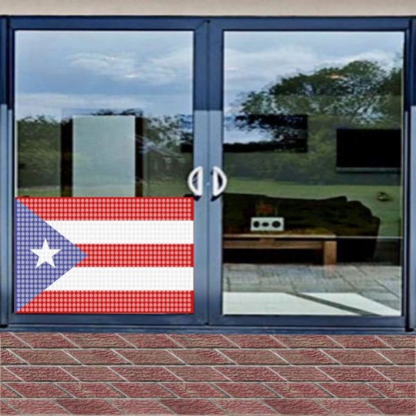 Porto Riko Cam Folyo One Way Vision Bask