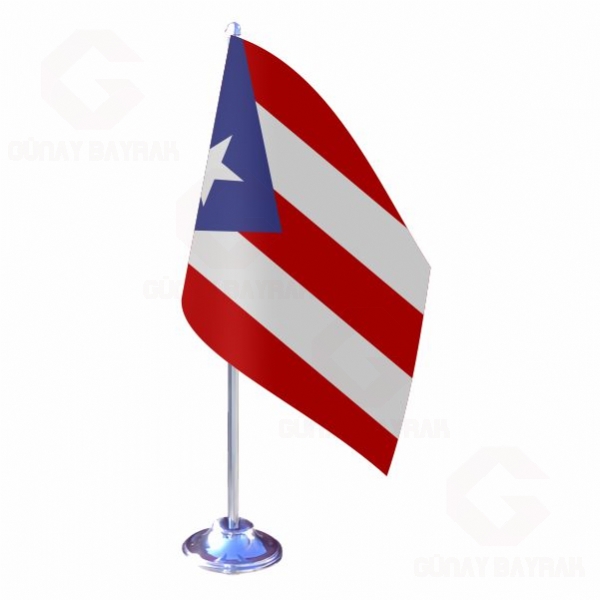 Porto Riko Tekli Masa Bayra