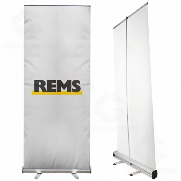 REMS Roll Up Banner