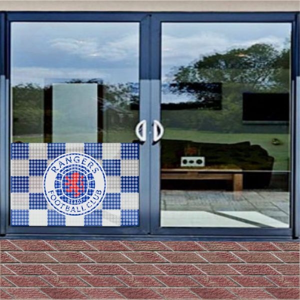 Rangers Football Club Cam Folyo One Way Vision Bask�