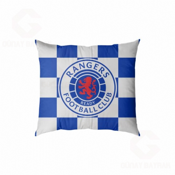 Rangers Football Club Dijital Bask�l� Yast�k K�l�f�