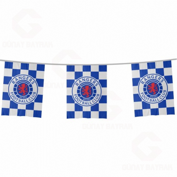 Rangers Football Club �pe Dizili Kare Bayraklar