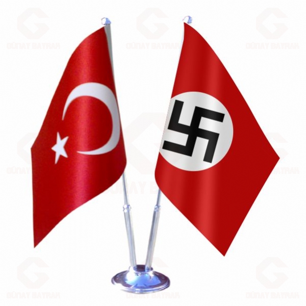 Reich 2 li Masa Bayraklar�