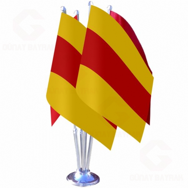 Republic Of Baden D�rtl� Masa Bayra��