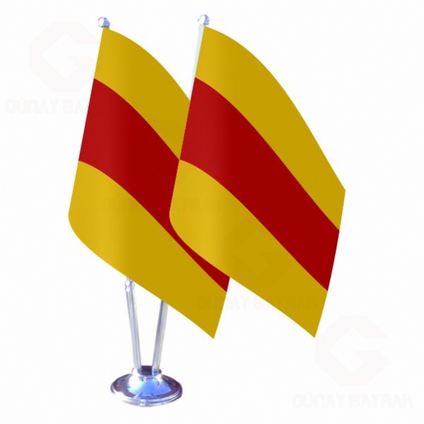 Republic Of Baden ikili Masa Bayra��