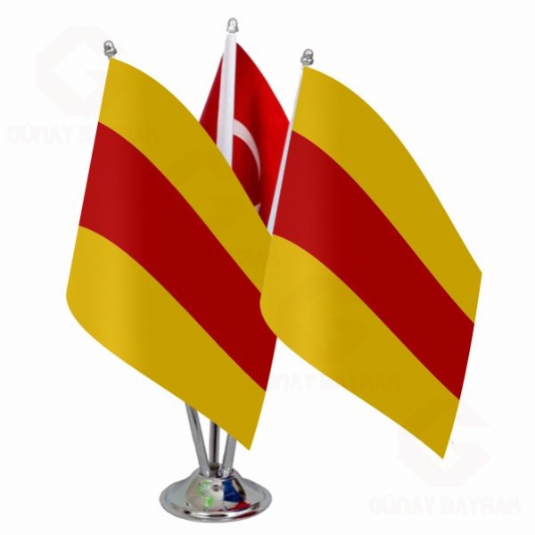 Republic Of Baden ��l� Masa Bayra��