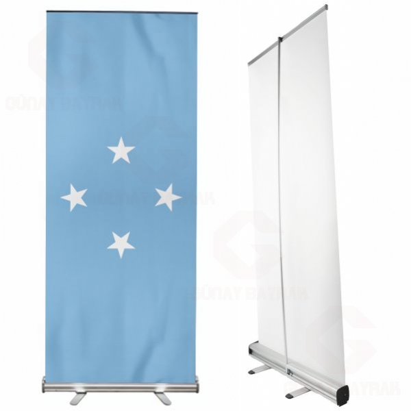 Roll Up Banner Mikronezya Federal Devletleri Roll Up Banner