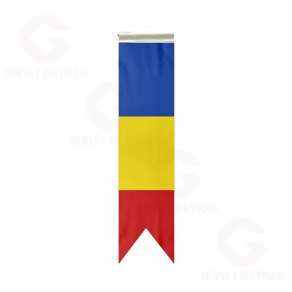 Romanya L Masa Bayraklar