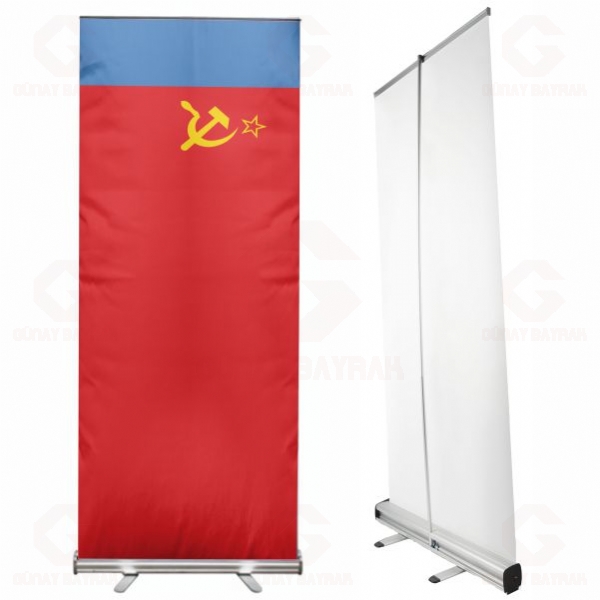 Rusya Sovyet Federatif Roll Up Banner