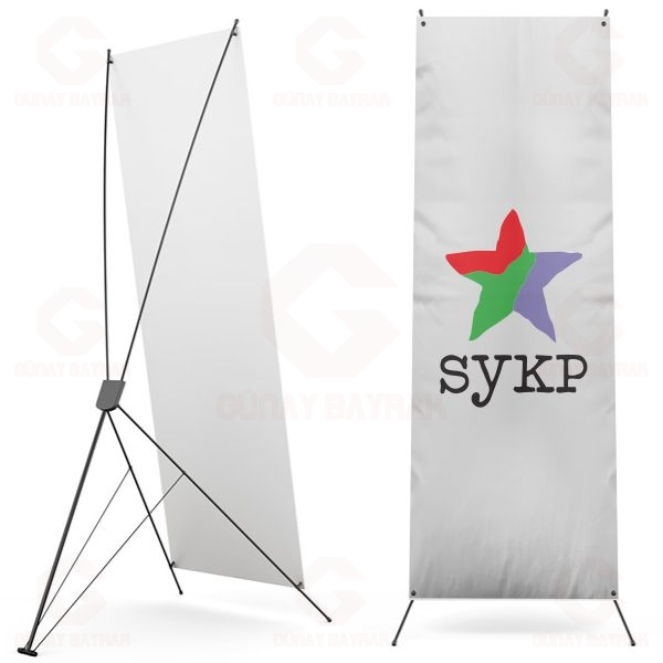 SYKP Sosyalist Yeniden Kurulu� Partisi Dijital Bask� X Banner