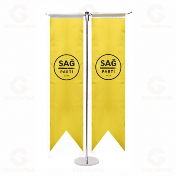 Sa� Parti T Masa Bayraklar�
