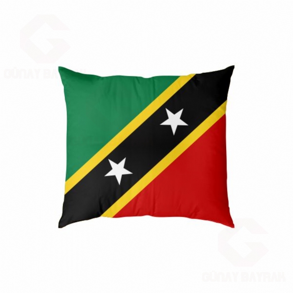 Saint Kitts ve Nevis Dijital Baskl Yastk Klf