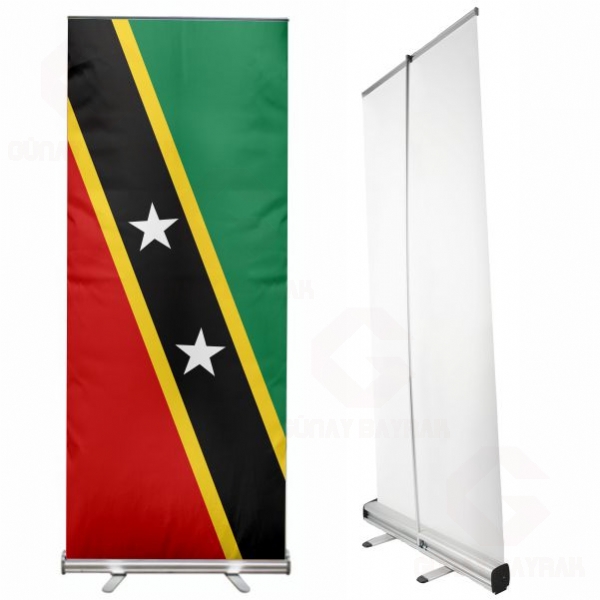Saint Kitts ve Nevis Roll Up Banner