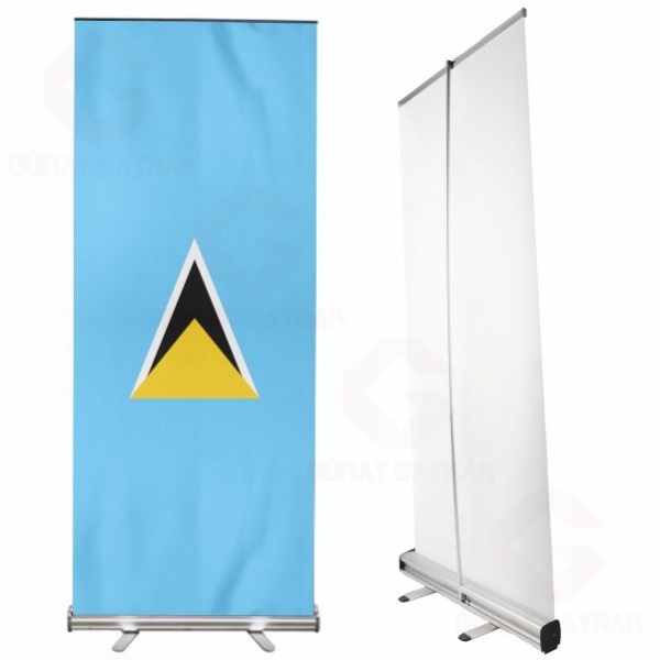Saint Lucia Roll Up Banner