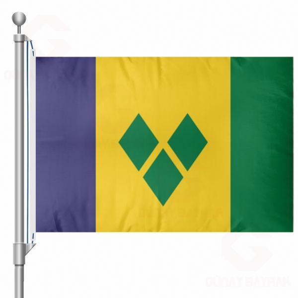 Saint Vincent ve Grenadinler Bayra Saint Vincent ve Grenadinler Flamas