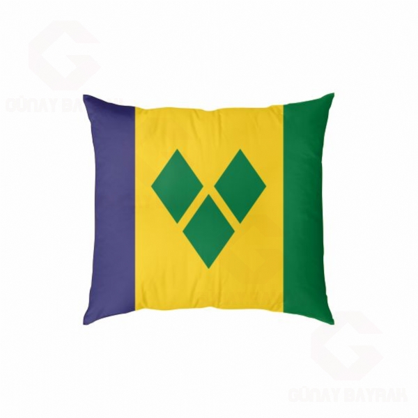Saint Vincent ve Grenadinler Dijital Baskl Yastk Klf